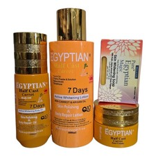 4 In 1 Pure egyptian whitening carrot Lotion, Serum, Face Cream, Soap picture