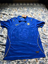 Nike Chelsea Caicedo #25 Soccer Jersey Blue Yellow Men Size Large picture