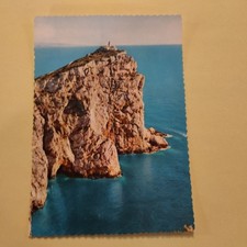 SARDINIA - ALGHERO - SPUR OF CHIEF HUNTING COLOR POSTCARD UNTRAVELED picture