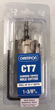 Champion Cutting Tool CT7 1-3/8” Inch Tungsten Carbide Tipped Hole Cutter New picture