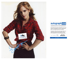EMMA WATSON AUTOGRAPH SIGNED 8x10 PHOTO HARRY POTTER HERMIONE GRANGER ACOA picture