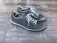 Ecco Chase II Womens EU 38 US 7 Fashion Sneakers Shoes Grey Nubuck Leather picture