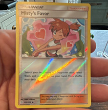 Pokemon TCG Misty's Favor 202/236 Unified Minds Full Art Holo Trainer Ultra Rare picture