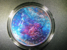 UNC. DETAIL 1904-O MORGAN DOLLAR BEAUTIFULLY TONED NICE COLLECTOR COIN-2085 picture