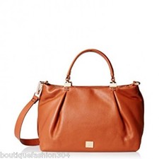 Authentic Kooba Leather Handbag Bag Brown Logo New NWT Satchel Womens Bag Strap  picture