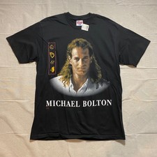 Vtg 1993 Michael Bolton Timeless Summer Tour Shirt Hanes Ultraweight Large NOS picture