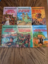Lot of 6 - Variety Great Illustrated Classics Young Adult / Kids Hardcover books picture