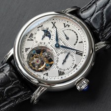 Sugess Seakors Genuine Tourbillon Seagull ST8007 Mechanical Mens Watch SE8007SK picture