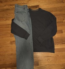 Vintage high quality dark gray crewneck picture