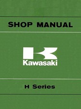Kawasaki service manual 1972, 1973, 1974 & 1975 H2 750cc triple picture