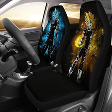 Goku Vegeta Car Seat Covers (set of 2), Cartoon Gift Ideas. picture