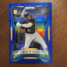2026 Panini Prizm Esmerlyn Valdez Rookie RC Blue /199 Pirates picture
