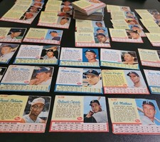 1962 Post Cereal Baseball Lot- 113 Cards -W/ Mantle Aaron Clemente Mays - Loaded picture