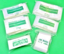 600 Zippit Reloc Bags Assortment 6 Sizes 4mil Clear 100@ H.D.Bags Zip Seal Lock picture