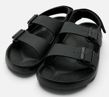 Birkenstock Mogami Terra Men's Size 9 US 42 EU Black Sandals NWOB picture
