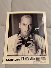 Eminem Signed Promo Photo 8x10 Signed “Marshall” 2002 picture