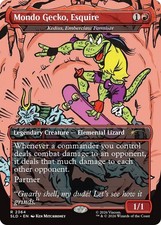 MTG SLD - Mondo Gecko, Esquire - Kediss, Emberclaw Familiar (#2364, Foil, R, NM) picture