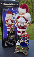 Rare Christopher Radko Toyland Treasures Santa Christmas Nutcracker Musical 18in picture