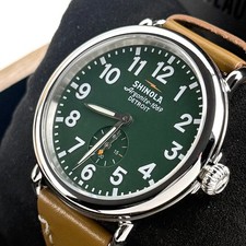 Shinola Men's Runwell Green Dial Quartz Watch 41mm picture