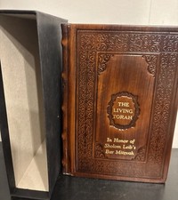 The Living Torah ~ Five Books of Moses by Rabbi Aryeh Kaplan RARE LEATHER BOUND picture