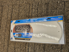 (QTY 4) Hillman 848711 Address Plaque Weather-Resistant Paintable 16
