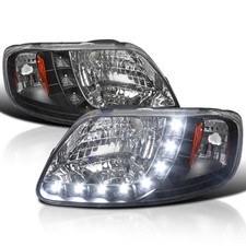 Black LED Strip Headlights picture