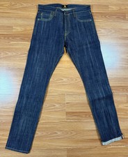 Dvniel Luu Sample 16OZ raw selvedge denim jeans 32x32 mens button fly picture