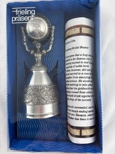 VINTAGE NUREMBERG WEDDING BRIDAL CUP - LADY & CUP THAT HOLDS RINGS - SILVER picture