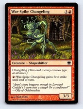 War-Spike Changeling 139 Common Modern Masters Magic: The Gathering Near Mint picture