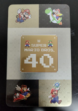 Super Mario Bros 40th Anniversary Collectible Game Case Nintendo Switch 2 NEW picture