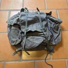 Vintage 60s Lafuma French Military Army Rucksack Backpack Used picture