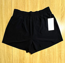 Athleta Hit Your Stride High Rise Run Short Women’s Black Quick Dry Stretch M picture