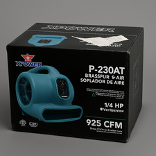 XPower P-230AT 1/4-Hp 2.3-Amp 925-Cfm Electric Mini Mighty Air Mover Blower Blue picture