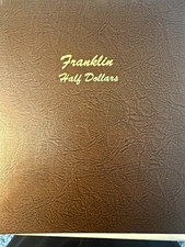 Dansco Franklin Half Dollars Coin Album Folder No. 7165–40 bu coins picture