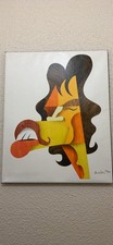 David Cowles Mick Signed Limited Edition Giclee Canvas Painting 16x20 2011 picture