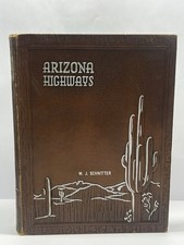 ARIZONA HIGHWAYS - 1955 - Full Year Hardbound Book of Magazines - Good Condition picture