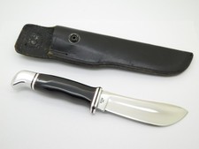 Vintage 1967-72 Buck 103 Skinner USA 2 Liner Fixed Blade Hunting Knife & Sheath picture