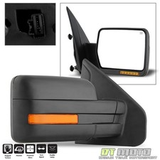 2007-2014 Ford F150 Power+Heated+LED Signal+Puddle View Mirror Right Passenger picture