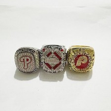 1980 2008 2009 Philadelphia Phillies World Series Championship Rings Set Size 11 picture