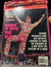 WWF Wwe New magazine Rare HBK Shawn Michaels With Rare Pop Up card Included picture