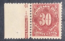 Travelstamps: 1917 US Stamps Scott #J66a Mint MNH 30c Postage Due picture