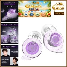 High Fidelity Ear Plugs 2 Pair Reusable Silicone 24dB Noise Reduction Concert picture