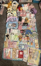 Big Lot 80 Items Plushie, Stationery Set, Small Makeup Cases & Slippers Size 7-8 picture