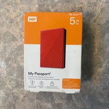 WD 5TB My Passport Portable External Hard Drive WDBPKJ0050BBK-WESN NEW picture