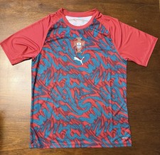 NWT PUMA Portugal FA Warm Up Pre-Match Soccer Jersey Medium picture
