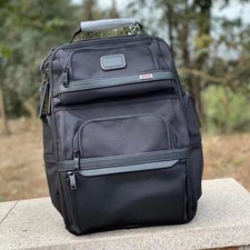 TUMI ALPHA 3 Brief Pack Backpack Black Nylon Business Travel Sports Bag 2603578D picture