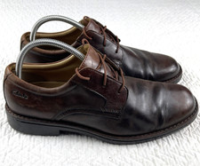 Clarks Active Air Mens Brown Leather Shoes  US Sz 9.5 UK 8.5 picture