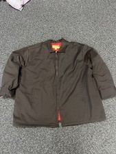 True Vintage 1960s/70s Brown Workwear Jacket Boxy Cropped Scoville Size 2xl picture