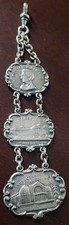 RARE Antique 1909 Alaska Yukon Pacific Expo WATCH FOB-William H Seward Forestry picture