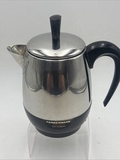 Vtg Farberware Superfast Electric Coffee Percolator Model 134 2-4 Cup TESTED VGC picture